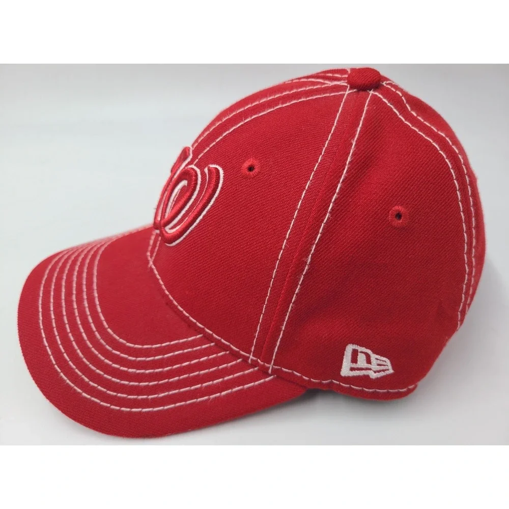 Youth Washington Nationals New Era 9Forty Snapback Hat Cap Boys MLB Baseball Red